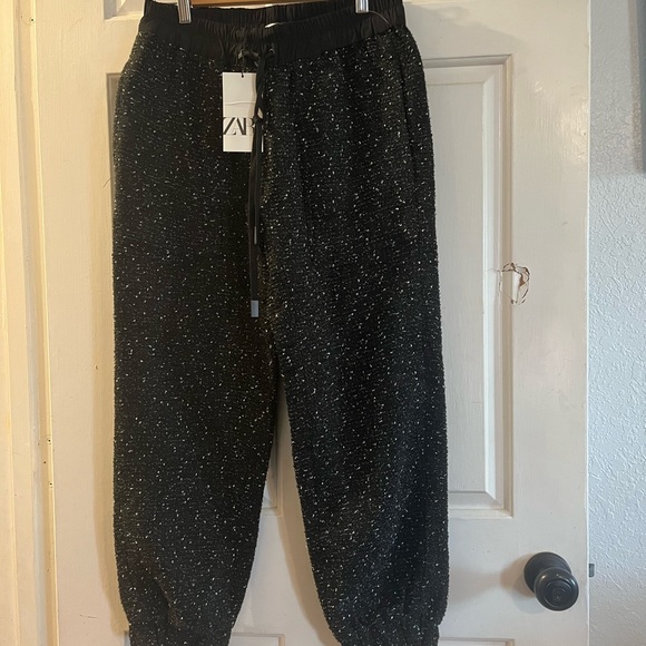 Zara Pants - Zara tweed joggers